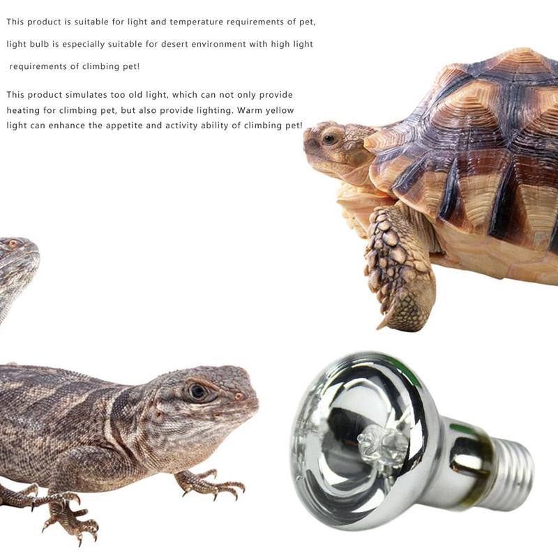 Reptile Heating UVA Lamp Amphibians Tortoise Lizard Terrarium Temperature Controller 25/50/70w Uv Daylight Light Bulb Heater