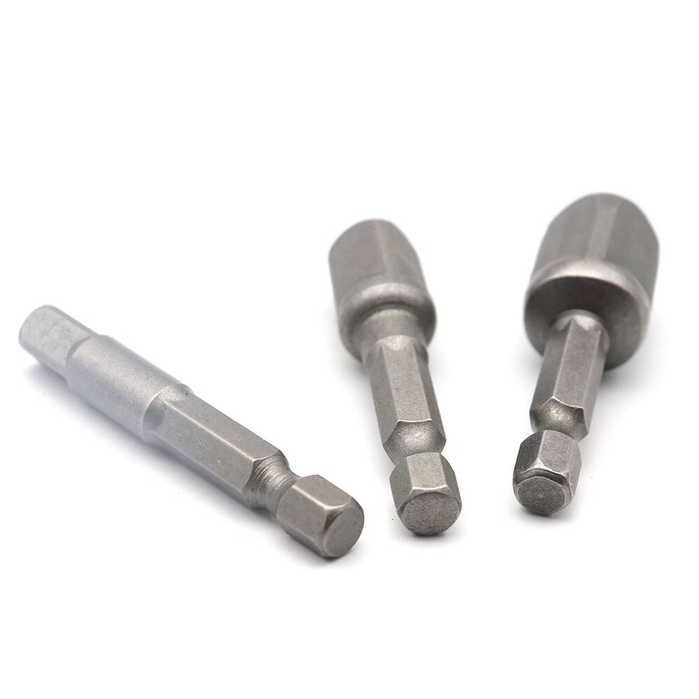 3 PCS Hex Shank Wrench Drive Power Drill Socket Drill Adapter Socket Extension Bit Adaptor Set 1/4 3/8 1/2 screwdriver tools