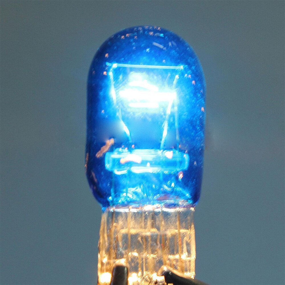2 uds./W21/5W T20 7443 580 xenón blanco 5000k azul halógeno 5W, bombilla de luz delantera de coche, 12V, estilismo para coche, fuente de luz para estacionamiento