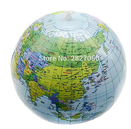 Gonfler Globe carte gonflable terre monde enseignant ballon de plage géographie Illustration détaillée jouet: 01