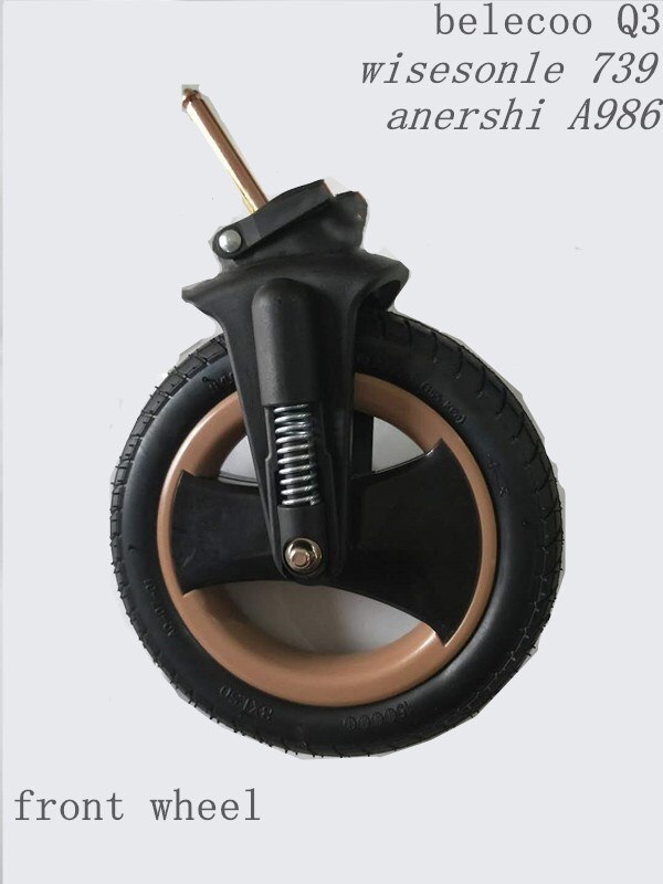 baby stroller accessories front wheel rear wheel belecoo Q3 wisesonle 739 Anershi A986 special rubber front solid wheel