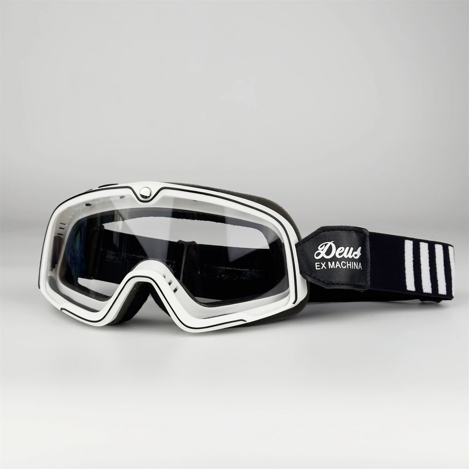 Motorhelmbril Retro motorfiets off-road fietsen Fietszonnebril Winddicht en zanddicht Off-road universeel glas...: Blauw