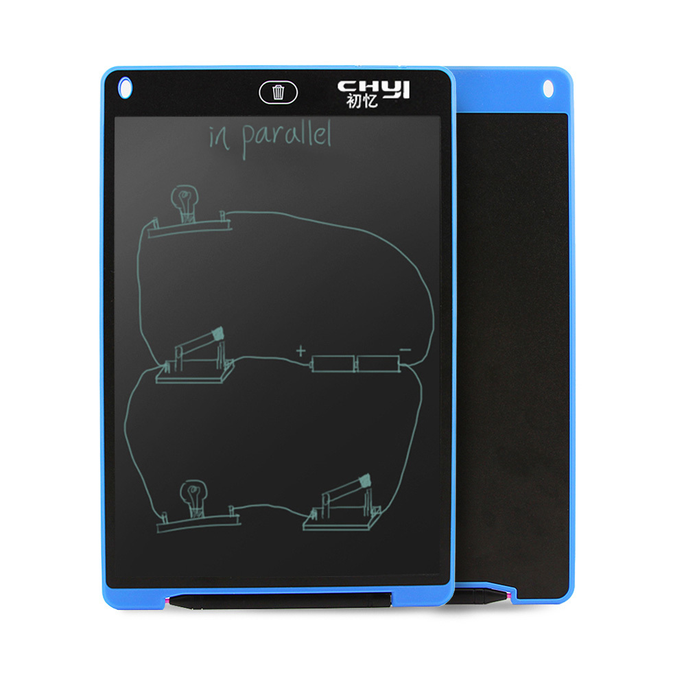 CHYI 12&#39;&#39; LCD Writing Tablet 12 Inch Digital Drawing NotePad Smart Handwriting Epaper Pads Portable Graphic Board Toy For Kids: Blue