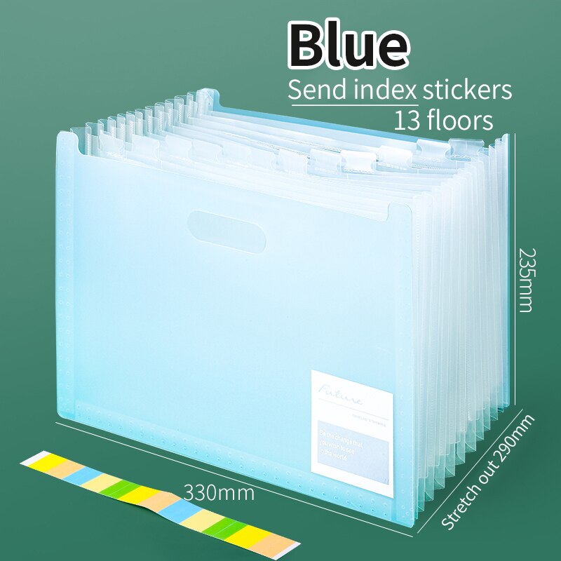 Sac multi-couches pour étudiants, boîte de rangement pour organiser les papiers de test, fichiers de données multifonctionnels de grande capacité, inserts portables: A2