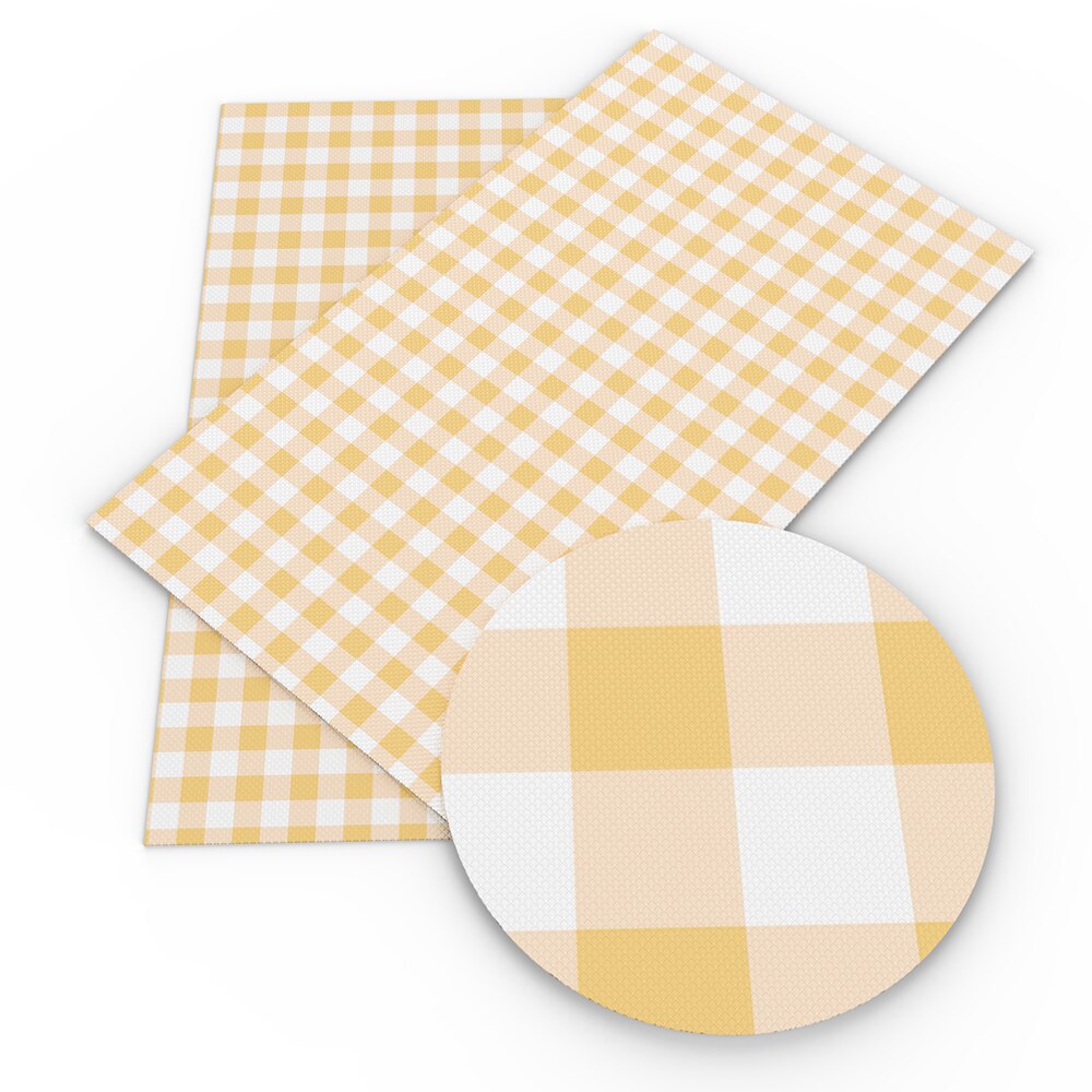 20*34cm plaid printet imiteret læder ark vinyl kunstlæder tøj polstring diy øreringe tilbehør ,1 yc 12903: 1113469001