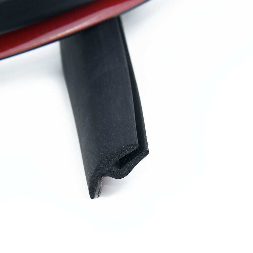 Front Verzegeld Strip Voorruit Panel Trim Universele Zwarte Auto Plastic Rubber 2M