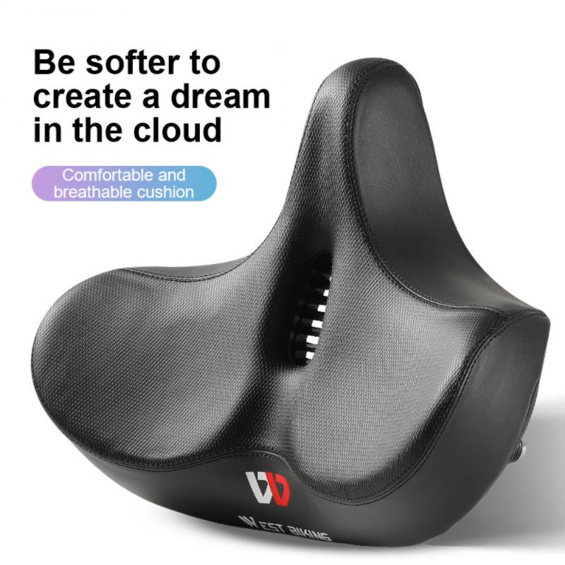 West Biking – selle de vélo ergonomique et confortable, coussin creux épais et large