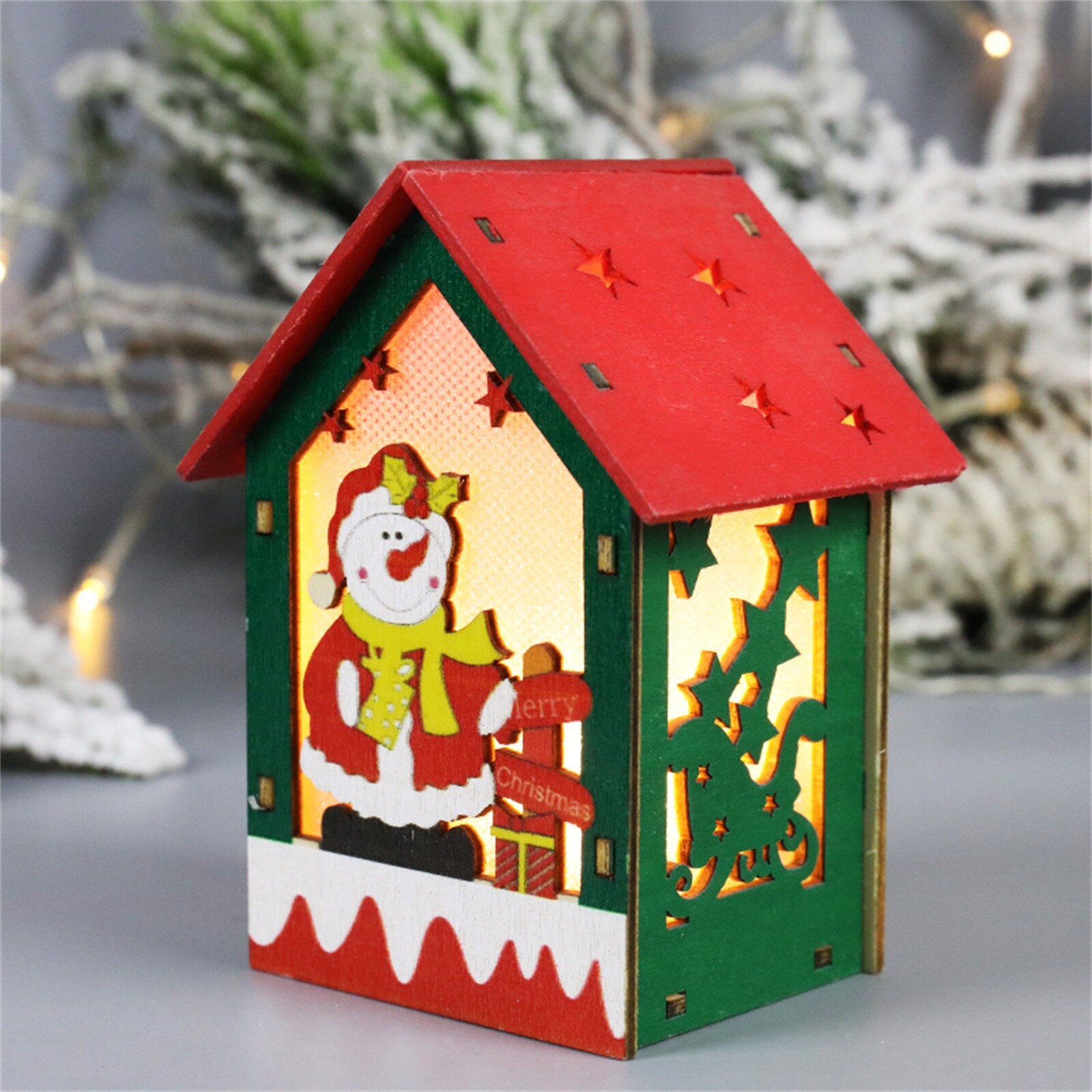 Kerstversiering Nachtlampje Led Kerst Wind Lantaarn Ornamenten September 23rd: B