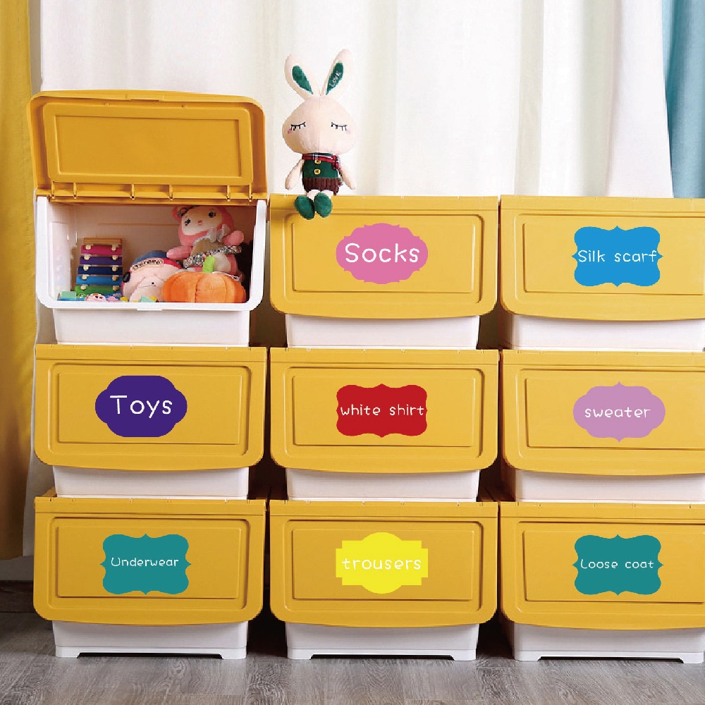 150Pcs Waterdichte Stickers Voor Blikjes Kleurrijke Voor Keuken Gemak Label Sticker Verwijderbare Uitwisbare Jam Labels Spice Een