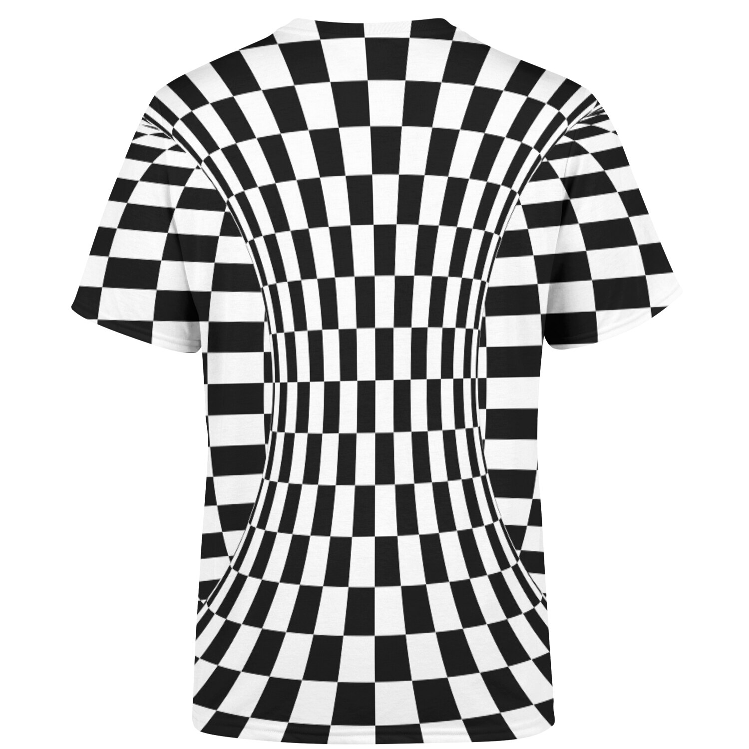 Mønster psykedelisk 3d t-shirt kortærmet print o-hals tee shirts personlighed mænd kvinder unisex sommer toppe