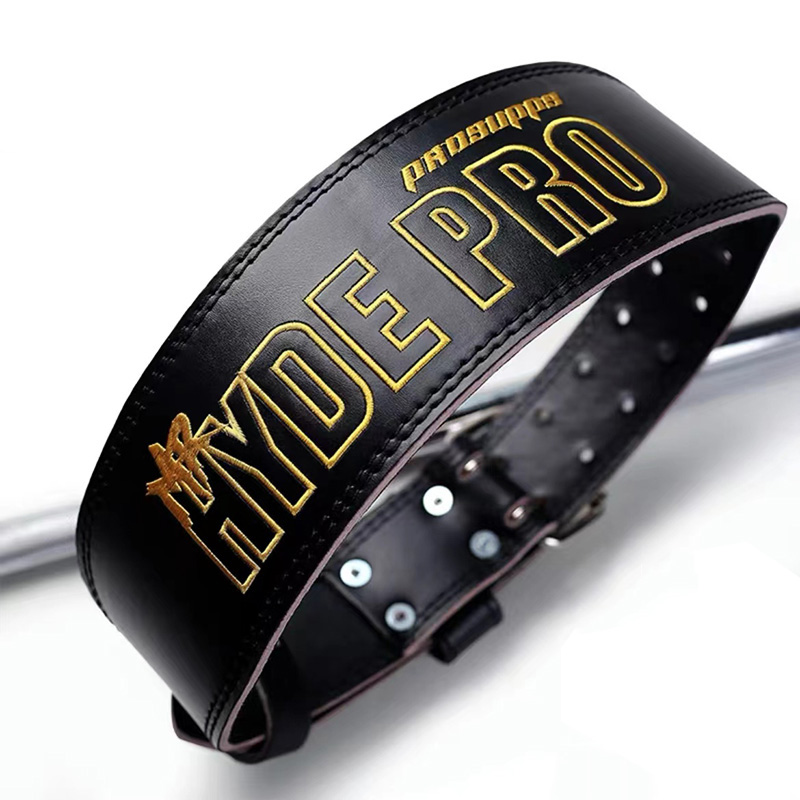 Cintura in pelle per sollevamento pesi Cintura per allenamento fitness Cintura per tutore in vita Protezione lombare tozzo Stacco bodybuilding Palestra Supporto per la schiena: S / bianca