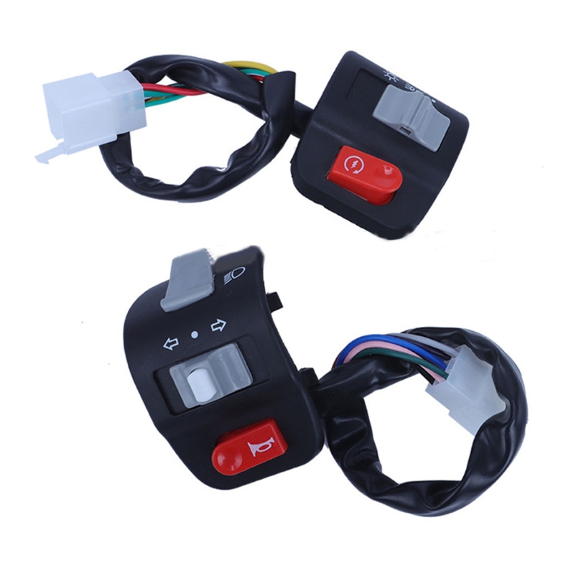 Eenvoudige Installatie Stuur Controller Schakelaar Motor Koplamp Controle Knop Spotlight Aan/Uit Drukknop