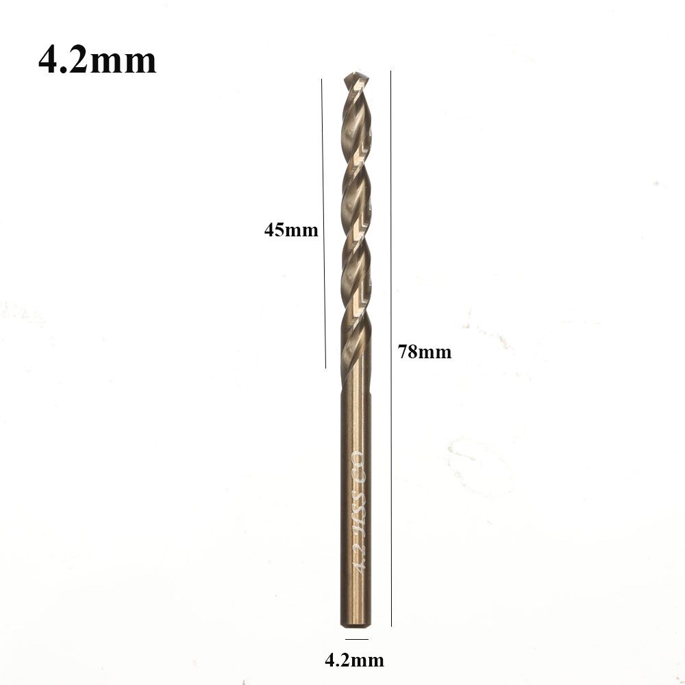 10-85Mm Cobalt Twist Boor Hss M35 Metalen Boor Voor Rvs Hout Metaal Boren Gat cutter Thuis Gereedschap: 4.2mm