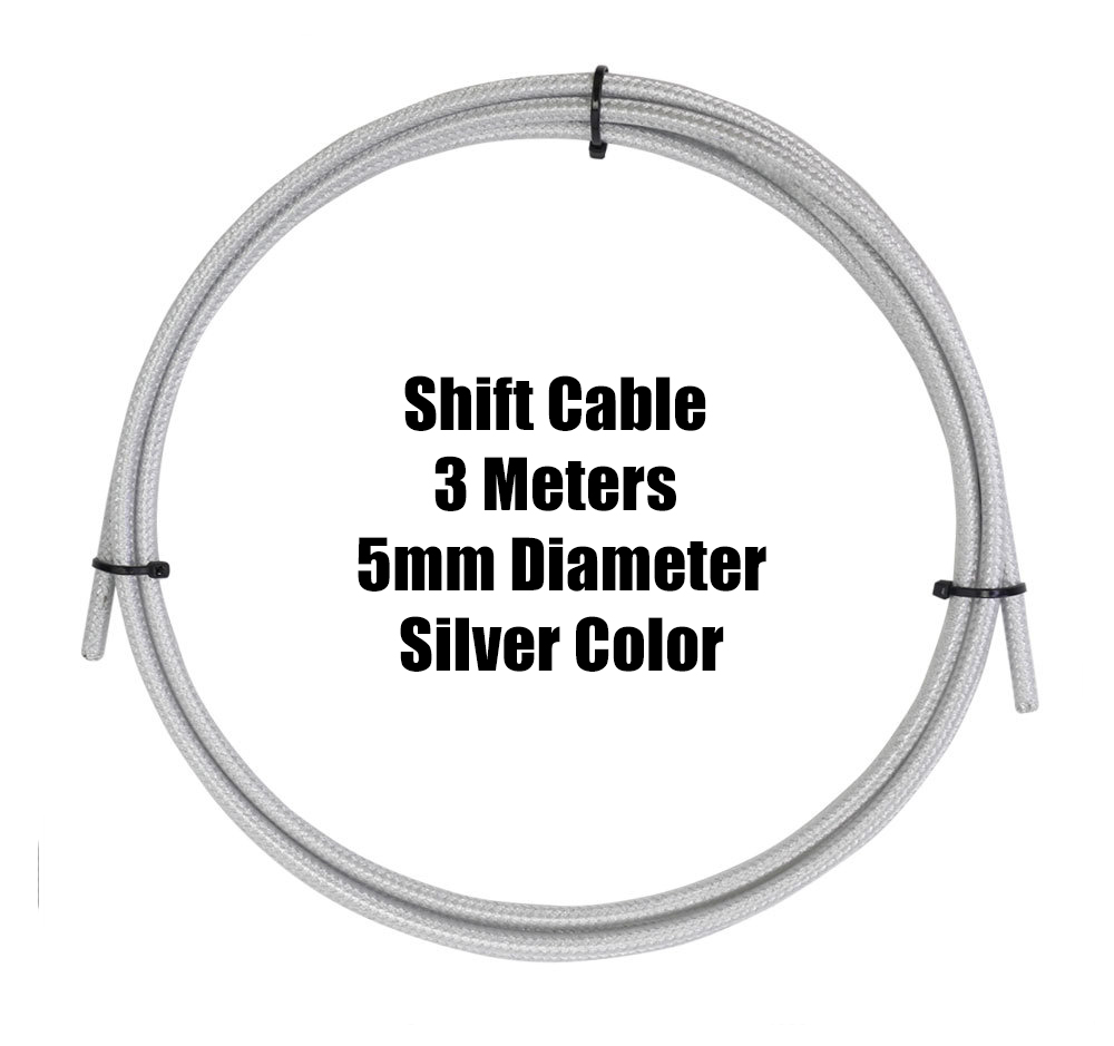 3 Meters Bike Braided Cable Slick Lube Shift Housing Weave Brake Hose Derailleur Shifter Line Wire For Road Mountain Bicycle: Red