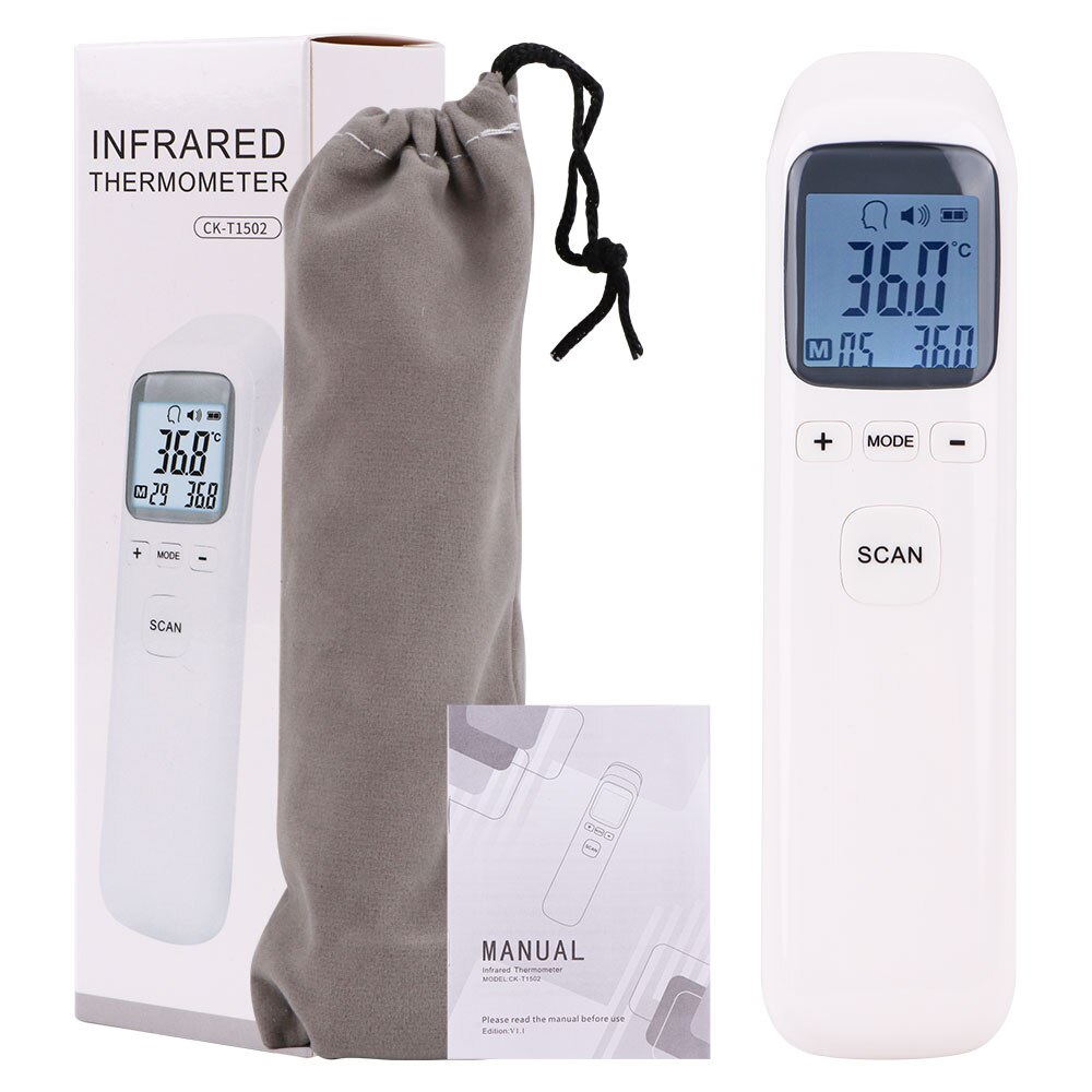 Infrarood Thermometer Digitale Lcd Body Meting Voorhoofd Oor Non-contact Volwassen Koorts Ir Baby Kinderen Termometro