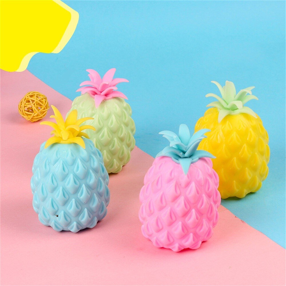 1PC nette Ananas bilden Finger druck Linderung spielzeug kreative quetschen Ball freundlicher erwachsene spielzeug