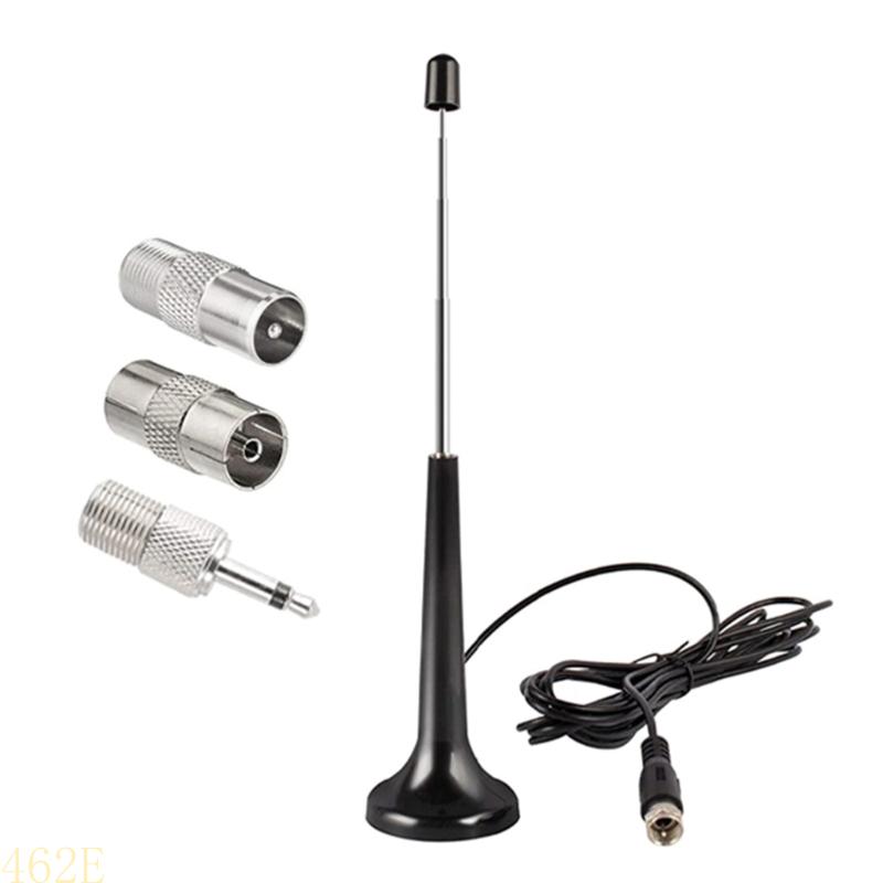 462E amplifizierte Antennen mit 3 Adaptern FM -Funkantennen tupfen Sie FM -Antennen hohe Gewinne: Rosa