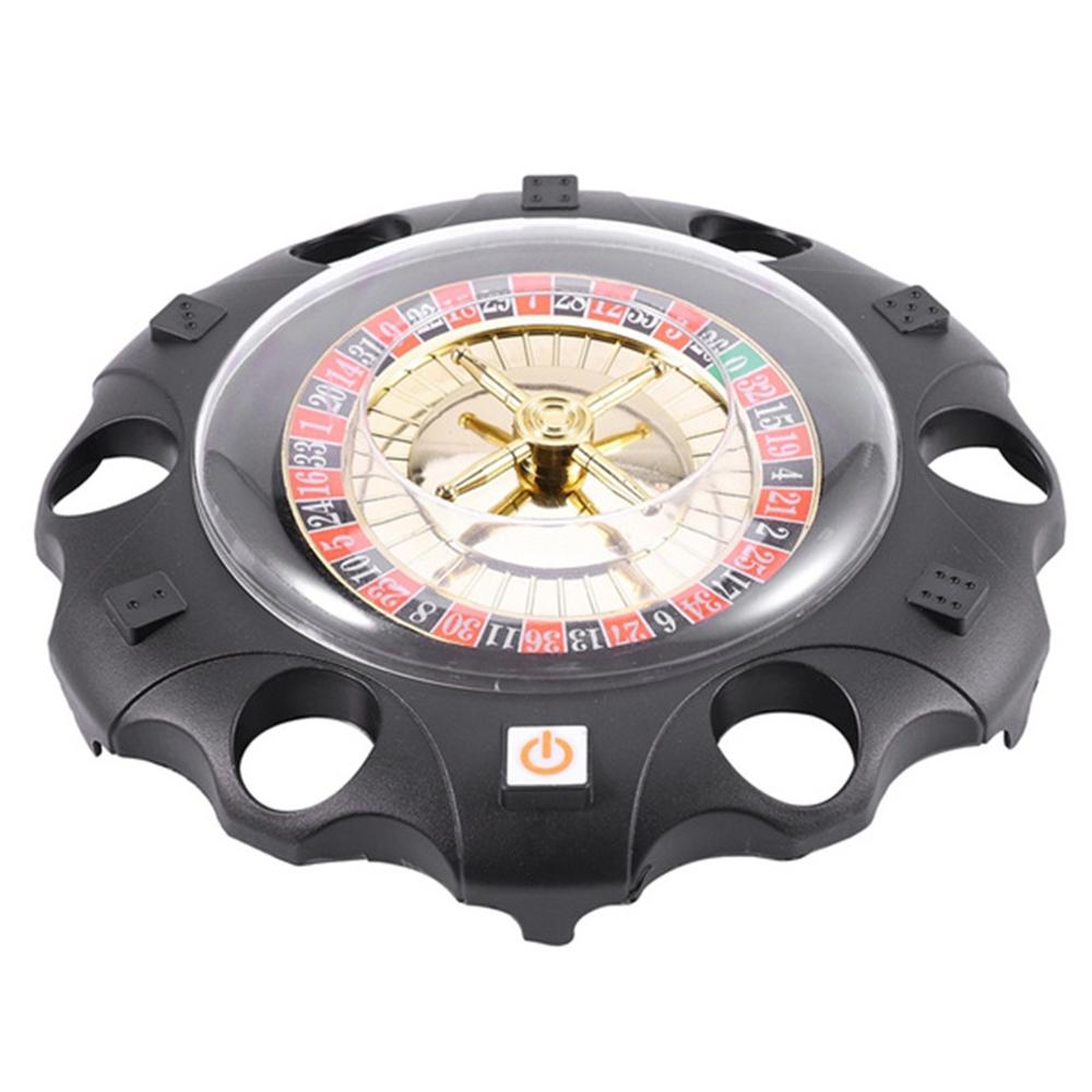 Electric Russian Lucky Turntable Friends Gathering Game Wine Table Game Entertainment Fun Toys Bar Supplies