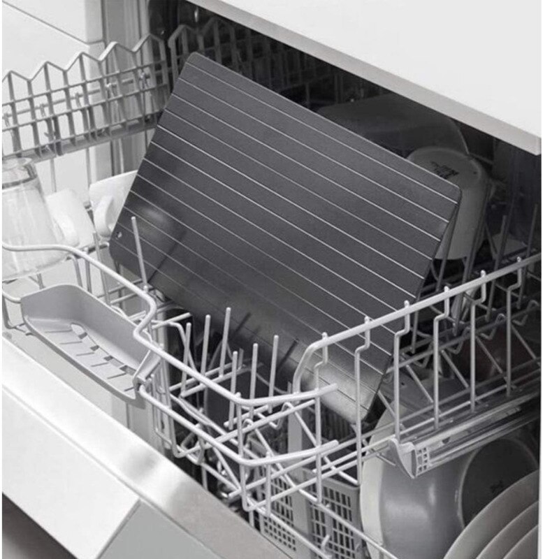 Aluminium Fast Defrosting Tray Frozen Meat Thawing Fresh Healthy Rapid Defrost Plate Food Gadgets Kitchen Tools