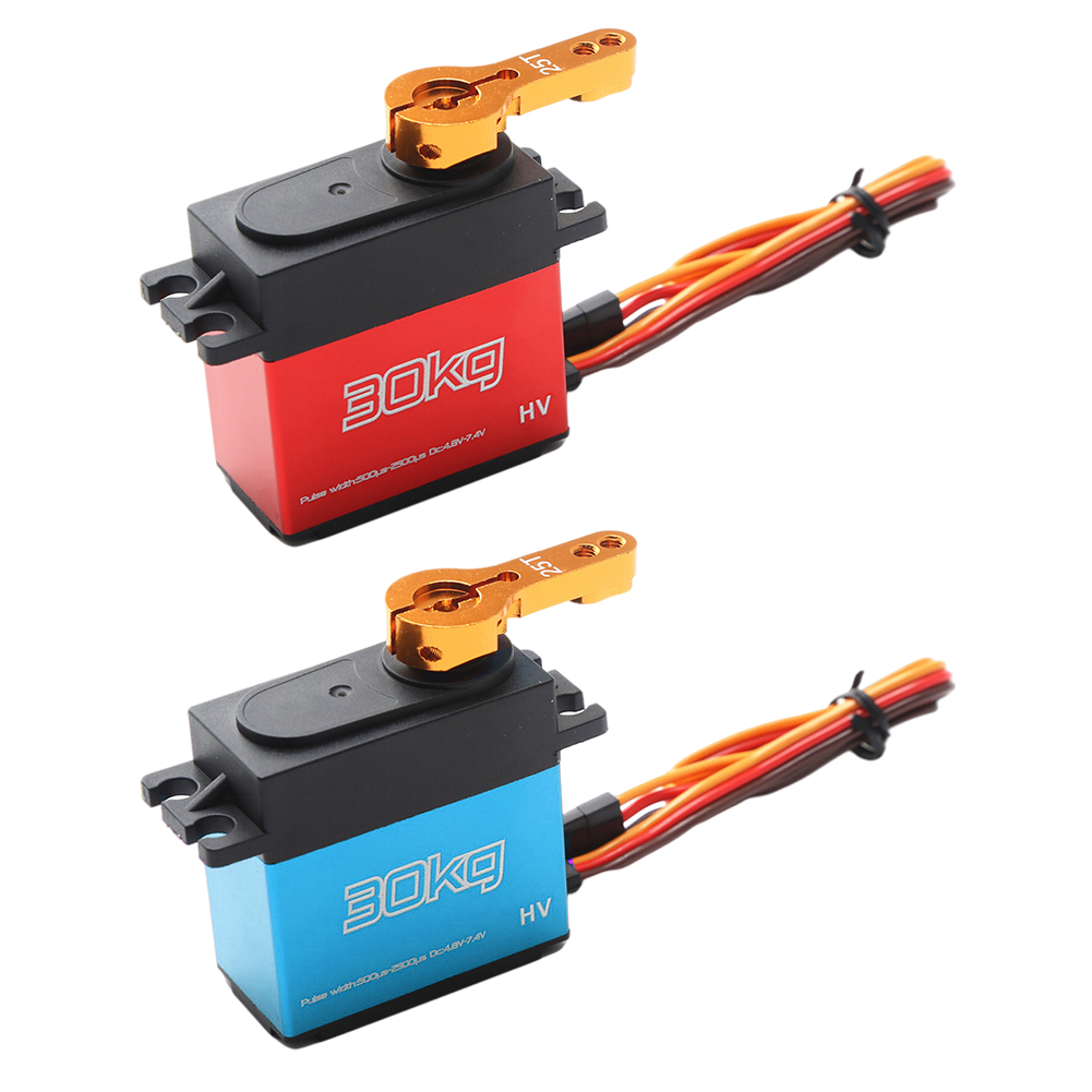 RC Servo 30kg Waterproof Arm Servos 360 Degree Large Torque Digital Servo Digital Servo Stainless Steel Gear Servo Waterproof