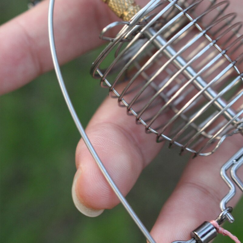 Automatic Feeder Fishing Hook at top speed, Easy Used Tool Fishing Tackle Accessory Launcher Trap Spring Cage Hooks