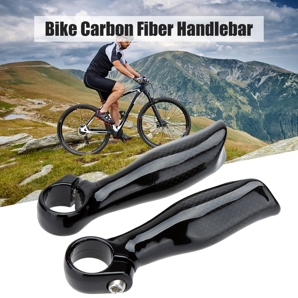 1 par mountainbike styr horn på cykel styr cykel bar ende cykel rat carbon styrestang ciclismo