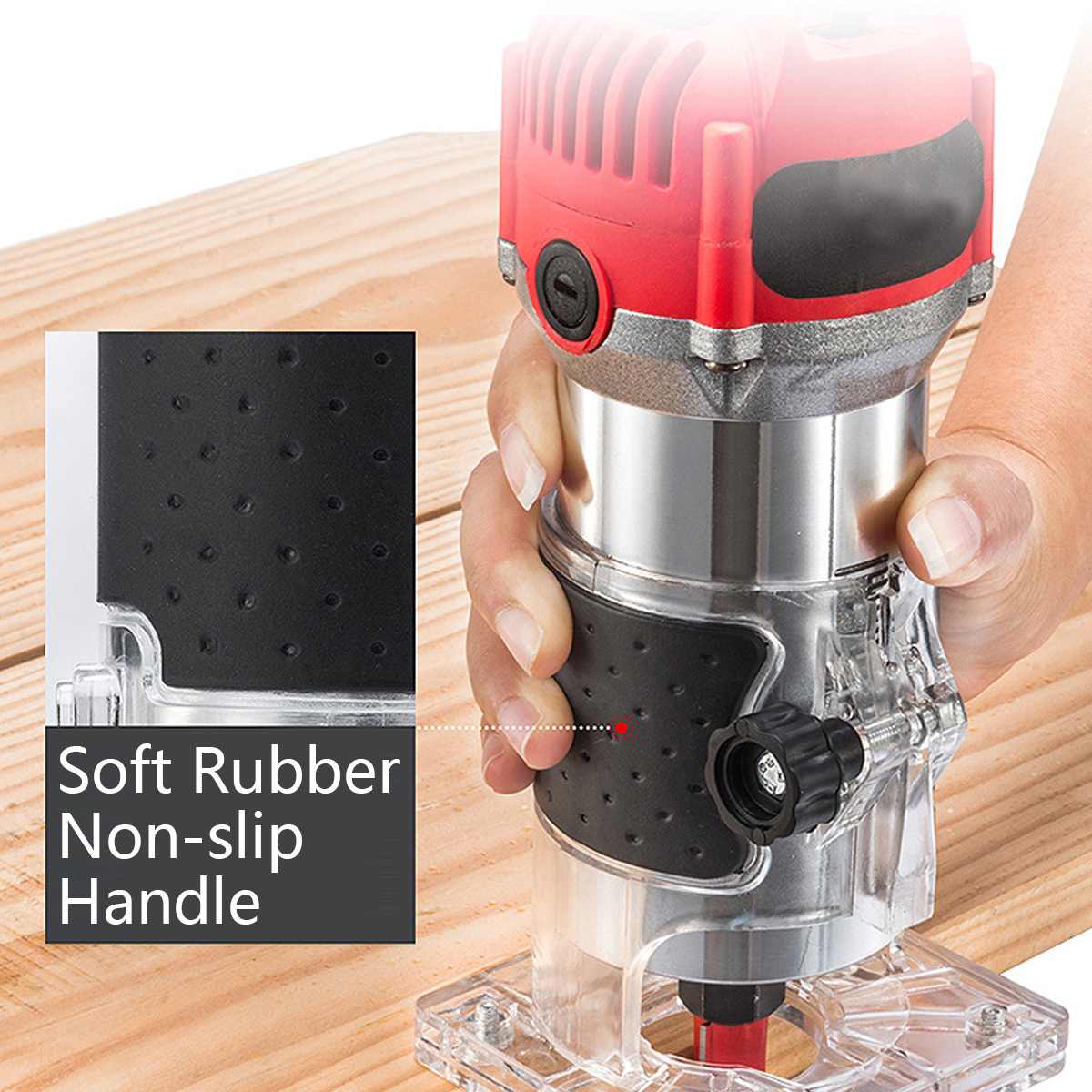 2300W 20000Rpm Wood Electric Trimmer 110V/220V Wood Laminate Palm Router Electric Hand Trimmer Edge Joiners Woodworking Tool