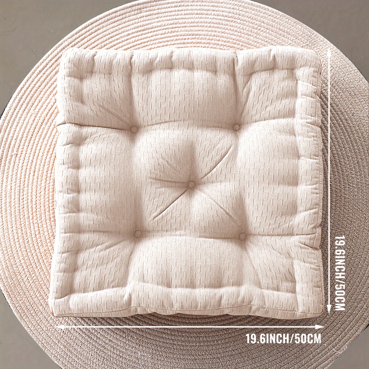 1 Pc Grote Kussens Zitkussens Dik Chenille Kussen Voor Meditatie Yoga Woonkamer Bank Stoel Kussen Open Haard