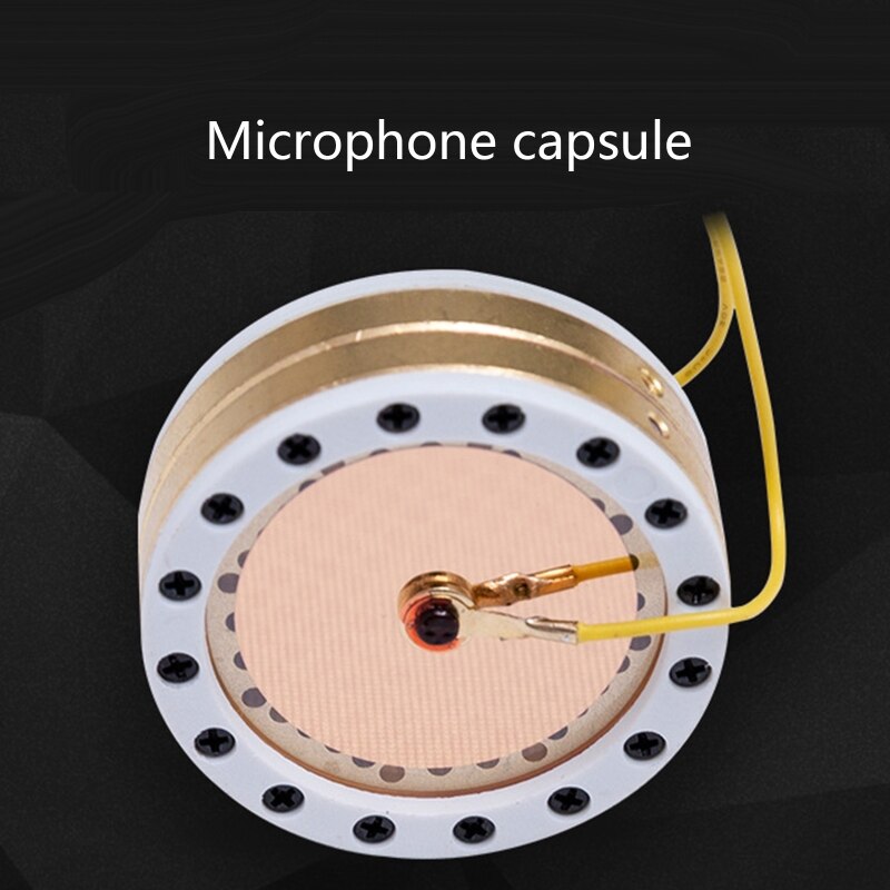 Gold-plating Single-faced Microphone Large Diaphragm for studio Recording Mic Precise Machinery Mic Diaphragm Accessory