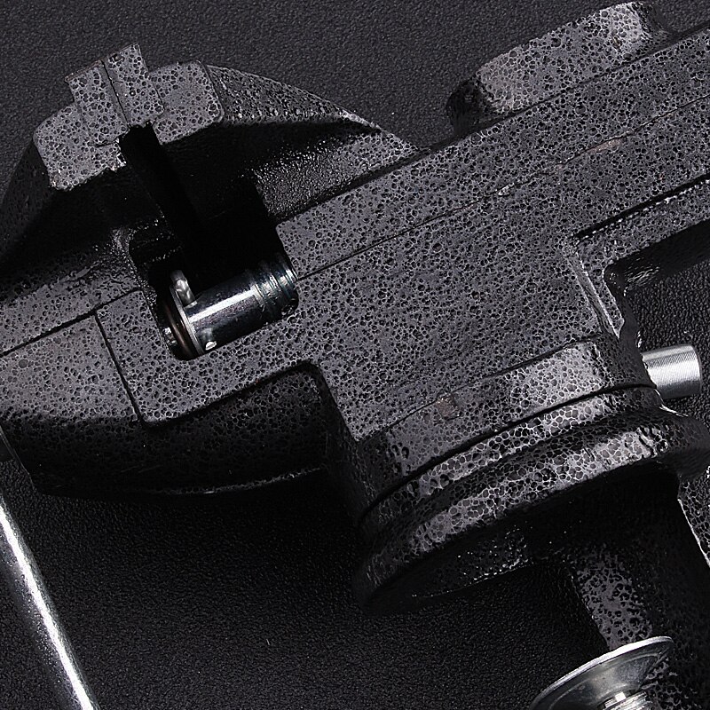 Table Vise Vice Light Duty Mechanic Clamp-on Table Vise 360 Degree Swivel Base Cast Iron Table Top Clamp Press Vice with Anvil