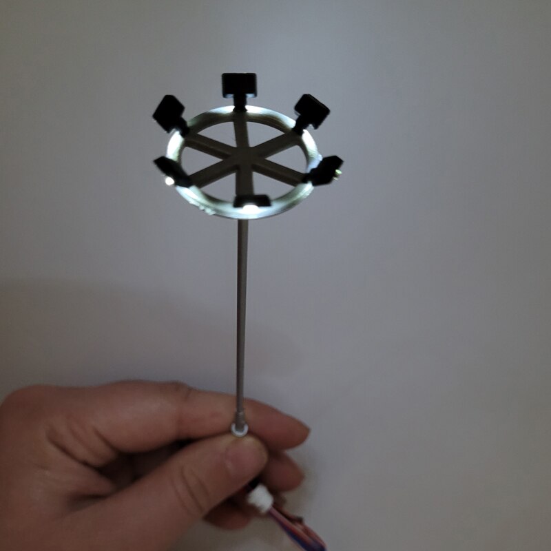 Ho Scale Model Lighting Tower 12v Warm White Tower Lights Model Lamppost Train/garden/playground/stadium Overhead Lights Layout