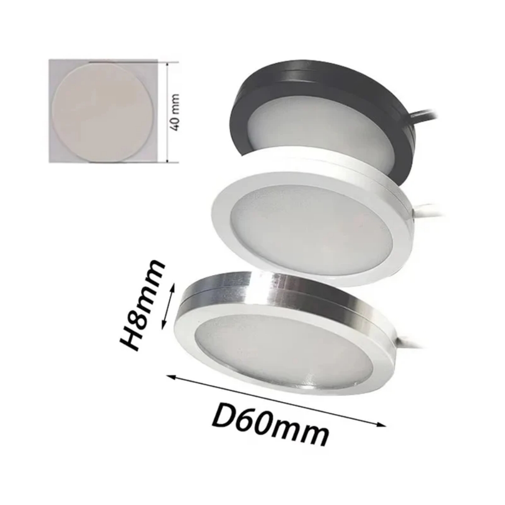 Køkken underskab led-lys vitrineskab hylde campingvogn autocamper indvendigt skabslys  dc 5v x 3w usb led-lys natlampe