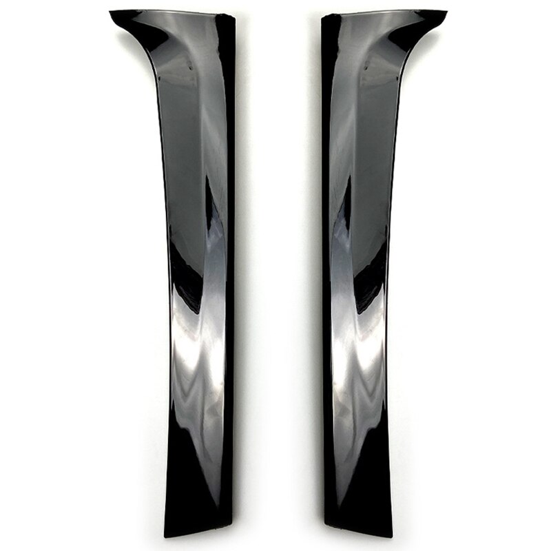 Garniture de séparateur d'aile latérale de Spoiler arrière de fenêtre arrière pour Tiguan MK2 noir brillant 2 pièces: Default Title