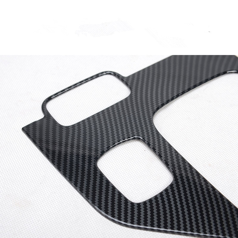 1pc passen Für Ford Ranger wildtrak Zubehör Kohlenstoff faser farbe edelstahl Geschmack Getriebe Tafel abdeckung