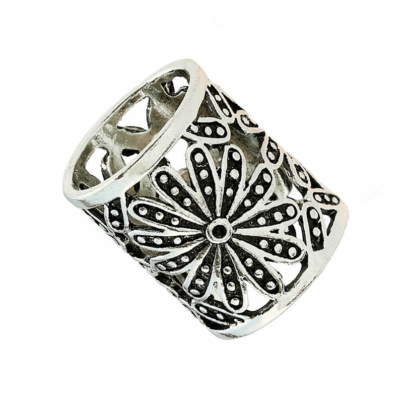 Koreanische Jahrgang-schalschnalle mit hohlem gänseblümchenmuster, schlauchschalschnalle, seidenschalclips, broschen für damen, schmuck, bekleidungsaccessoire