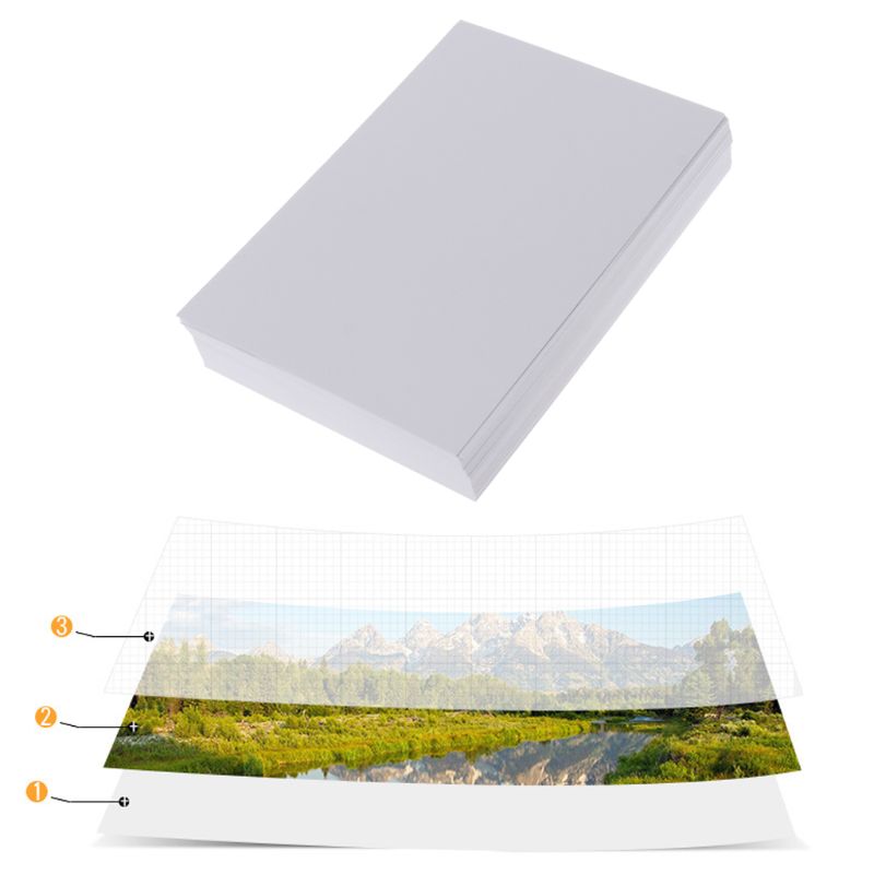 100 ark fotografiskt papper glansigt tryckpapper 230g 4r 4 x 6 fotopapper för bläckstråleskrivare papper levererar färgutskrift