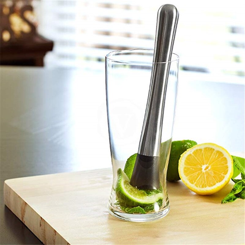 andes stainless steel cocktail shaker Mojito Muddler bar collection masher stir bar bartending tool cocktail bartender bar tool