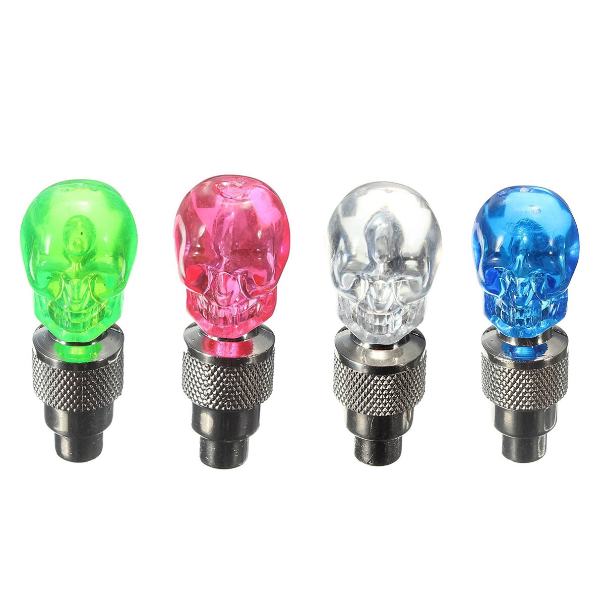 2X Ventil Kappe Rad Reifen LED Licht Lampe für Motorrad Fahrrad Auto, Blau