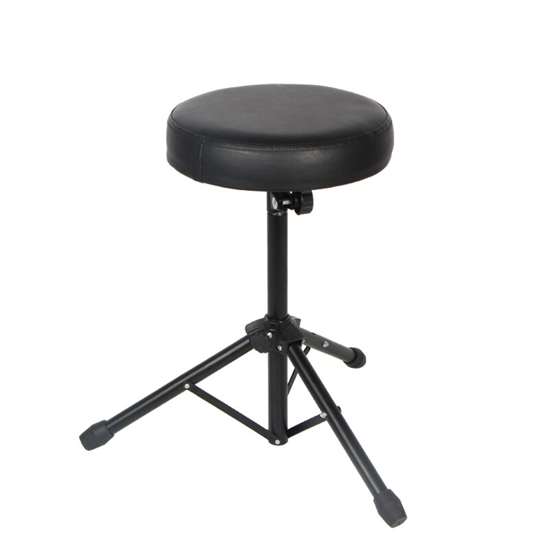 Piano Stool Round Chair For Electronic Drum Metal Piano Stool Keyboard Steel Lifting Stool Height Adjustable D-91: Default Title