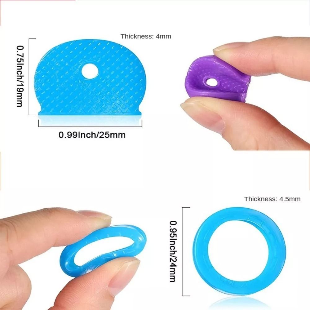 12 Uds. Accesorios para llaves, cerraduras suaves de goma Multicolor huecas, tapas para llaves, cubiertas de silicona, adornos para llaves, cubierta para llavero, Protector para llaves