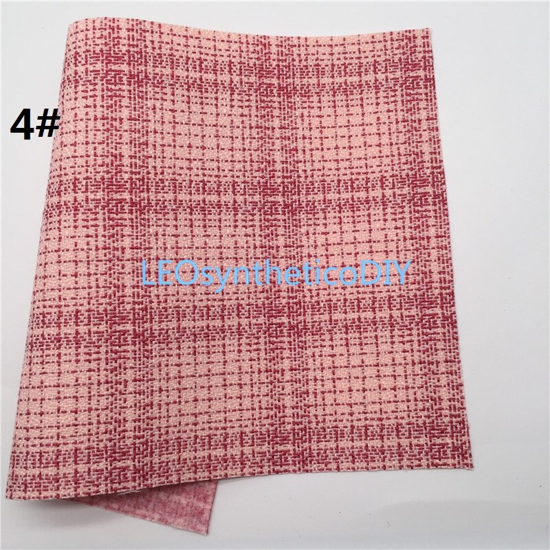 1PC 21X29CM Printed linen Fabric sheets For Making Bows LEOsyntheticoDIY T436A: 4