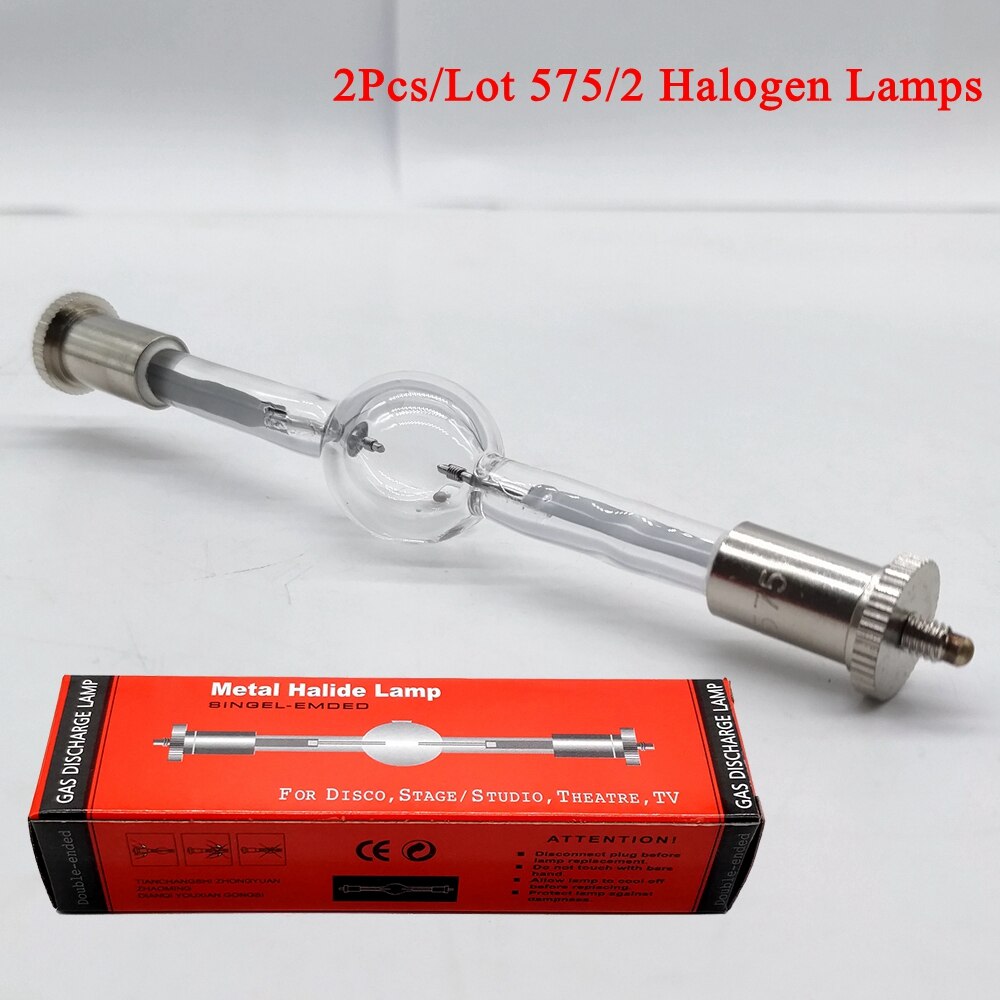 2xLOT HMI 575/2 Lamp For Stage Moving Head Lights Scan Lamp Bulb 575W Halogen Lamps