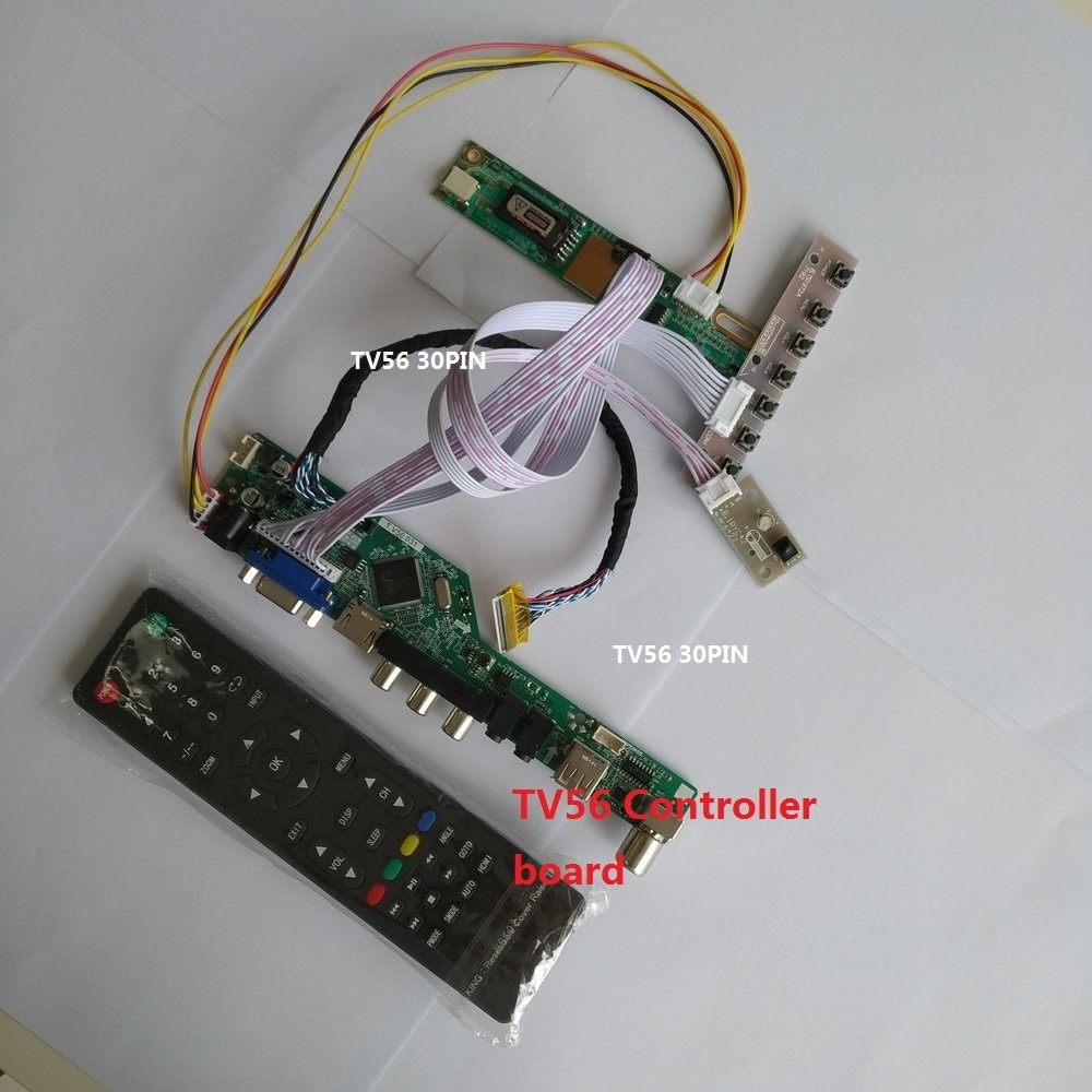 For LTN160AT01 1366X768 16.0" TV HDMI AV AUDIO LCD Card Kit Display Monitor VGA USB LED Controller Board
