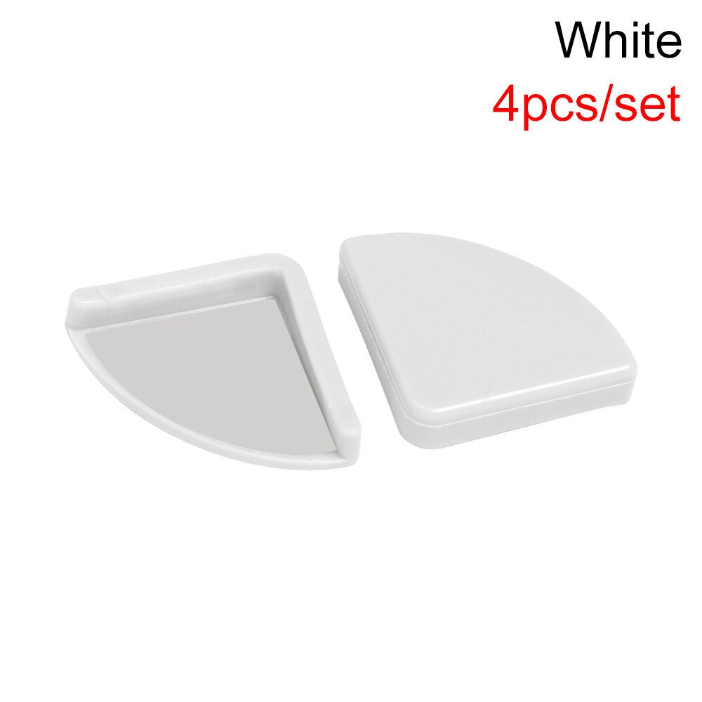 4PCS Soft Silicon Baby Safe Corner Protector Table Desk Corner Guard Edge Anticollision Guards For Baby Kids Security Protection: 3-White