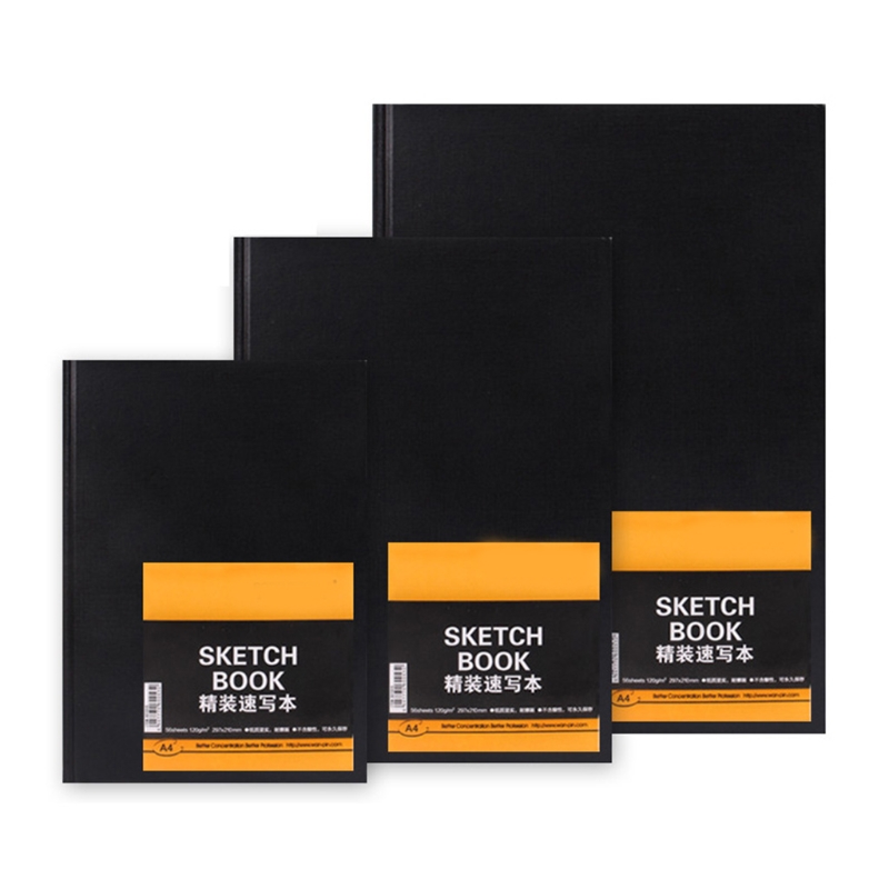 Sketch Book A3/A4/A5 for Drawing Painting Diary Sketch Book Memo Pad Notebook School Supplies Portable Art Artists Supplies