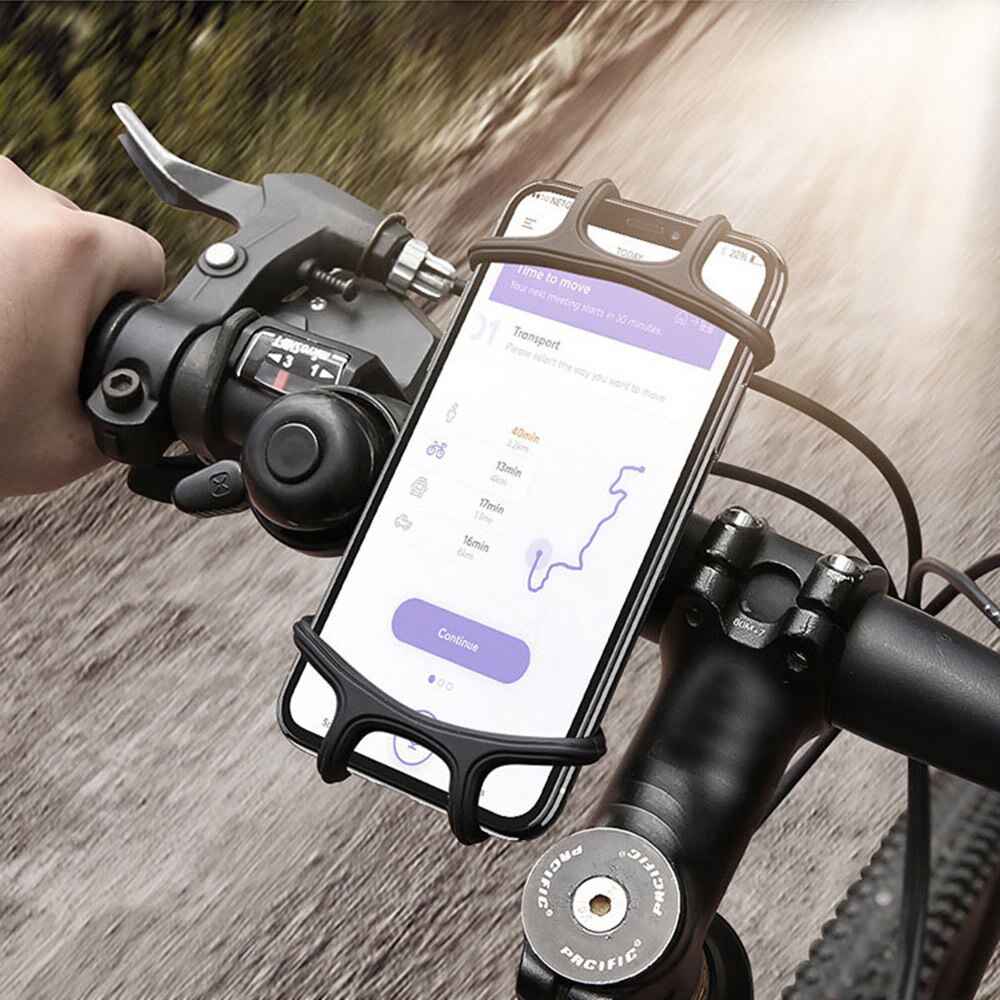Bicycle Handlebar Mount & Quick Grip Holder for iPhone 12 Pro (sku 55577)