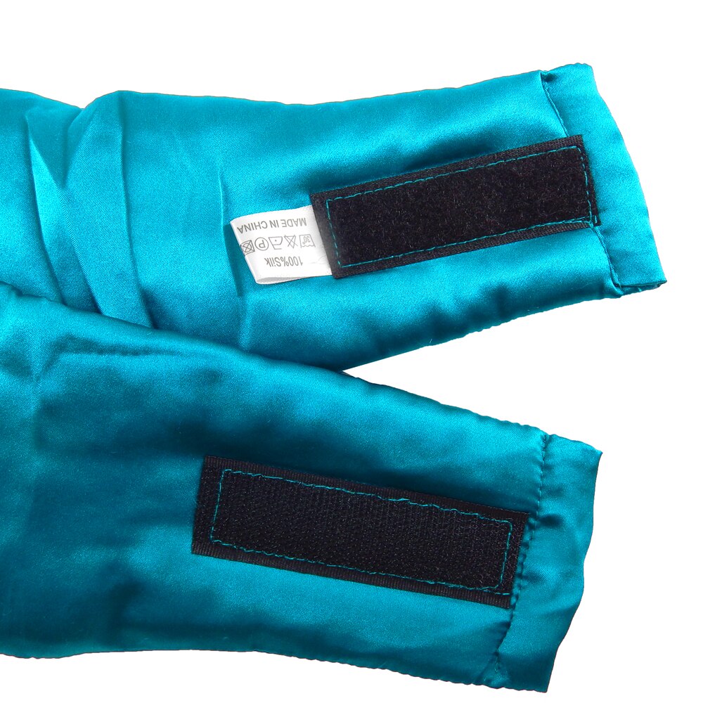 Cucommax 100%  natuurlijk zijden slaapmasker voor de ogen, dikker slaapmasker, zwart masker, verband voor de ogen tijdens het slapen - msk 54