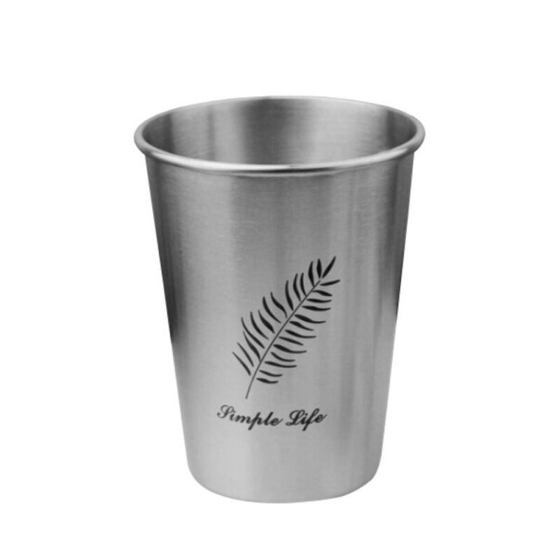 500 ml Stainless Steel Water Cup, Unbreakable Stackable Drinking Bottle, Suitable for Home, Travel, Camping: B2