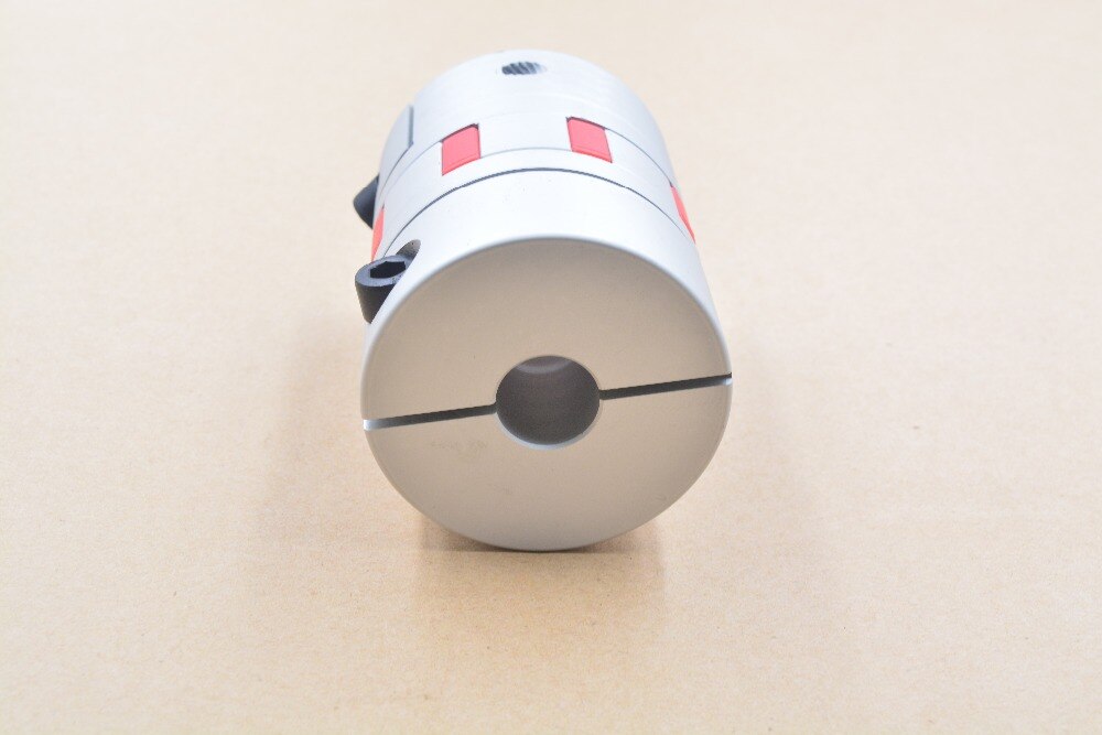 ball screw coupling diameter 65mm length 90mm plum shaped clamping flexible shaft coupler encoder stepper motor