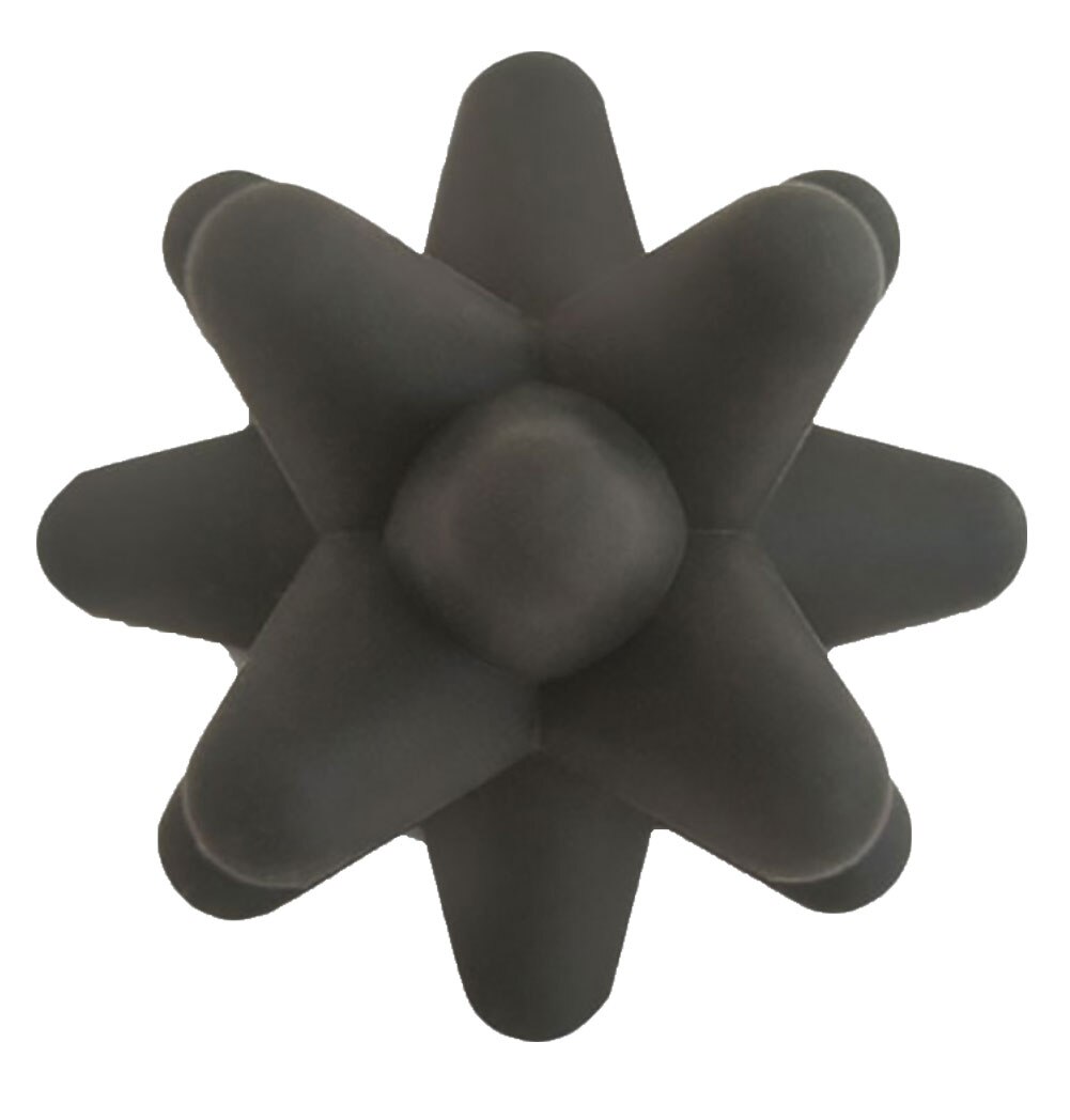 Unik form gummi håndmassasje ball sport fitness fascia muskelavslapping tilbake arm ben kroppsmassasje rulle fysioterapi ball